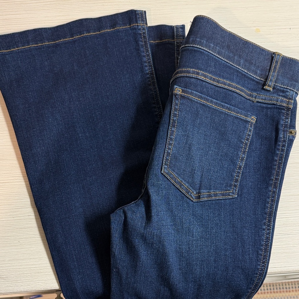 Spanx Women's Dark Blue Stretch Denim Jeans size S